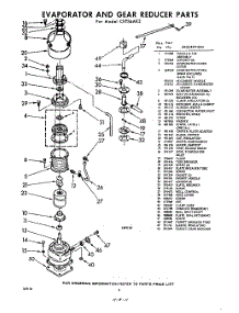 04 - Evaporator And Gear Reducer parts for Whirlpool CETS6AE3 / from AppliancePartsPros.com