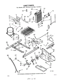 10 - Unit parts for Whirlpool Refrigerator EXD19PTWR0 / from AppliancePartsPros.com