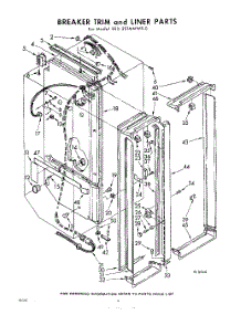 04 - Breaker Trim And Liner parts for Whirlpool Refrigerator EED251MMWR0 / from AppliancePartsPros.com