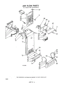 06 - Air Flow parts for Whirlpool Refrigerator EED251MMWR0 / from AppliancePartsPros.com