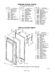 13 - Section parts for Whirlpool Refrigerator EED251MMWR0 / from AppliancePartsPros.com