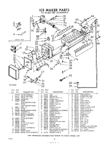 20 - Ice Maker parts for Whirlpool Refrigerator EED251MMWR0 / from AppliancePartsPros.com