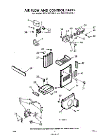 04 - Air Flow And Control parts for Whirlpool Refrigerator EXD19PTWR1 / from AppliancePartsPros.com