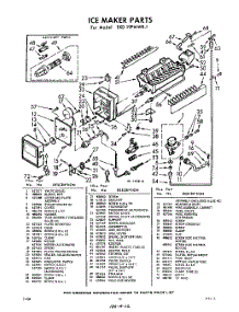 12 - Ice Maker parts for Whirlpool Refrigerator EXD19PTWR1 / from AppliancePartsPros.com