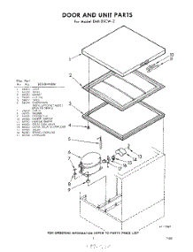 03 - Section parts for Whirlpool Freezer EAH09CW2 / from AppliancePartsPros.com