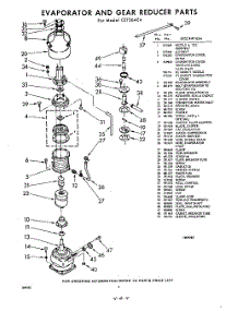 04 - Evaporation And Gear Reducer parts for Whirlpool CETS6AE4 / from AppliancePartsPros.com