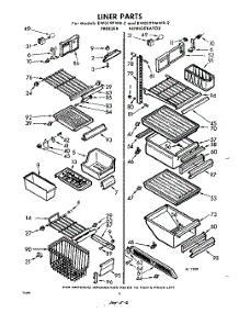 06 - Air Flow And Control parts for Whirlpool Refrigerator EWD19PMWR2 / from AppliancePartsPros.com
