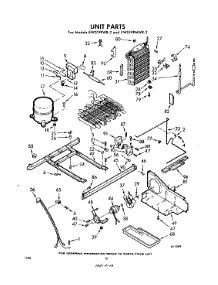 10 - Unit parts for Whirlpool Refrigerator EWD19PMWR2 / from AppliancePartsPros.com