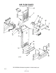 06 - Air Flow parts for Whirlpool Refrigerator EED251MMWR1 / from AppliancePartsPros.com