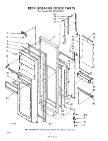 10 - Refrigerator Door parts for Whirlpool Refrigerator EED251MMWR1 / from AppliancePartsPros.com