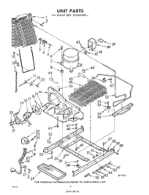 14 - Unit parts for Whirlpool Refrigerator EED251MMWR1 / from AppliancePartsPros.com