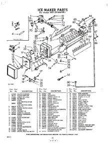 20 - Ice Maker parts for Whirlpool Refrigerator EED251MMWR1 / from AppliancePartsPros.com