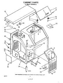 06 - Cabinet parts for Whirlpool CETS6AE42 / from AppliancePartsPros.com