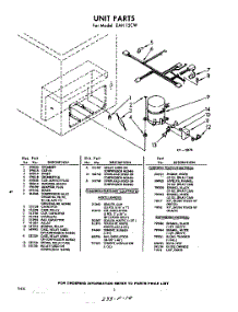 03 - Section parts for Whirlpool Freezer EAH15CW0 / from AppliancePartsPros.com