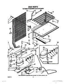 05 - Unit parts for Whirlpool Refrigerator ET12CCLWN01 / from AppliancePartsPros.com