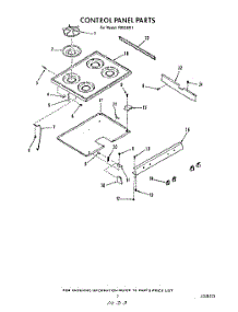 03 - Section parts for Whirlpool Range F8958L1 / from AppliancePartsPros.com