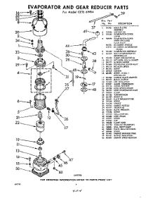 04 - Evaporator And Gear Reducer parts for Whirlpool CETS6WE4 / from AppliancePartsPros.com