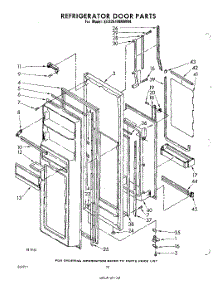 10 - Refrigerator Door parts for Whirlpool Refrigerator EED251MMWR4 / from AppliancePartsPros.com