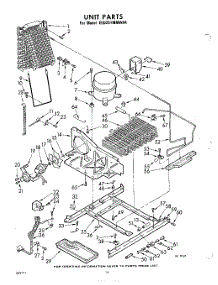 14 - Unit parts for Whirlpool Refrigerator EED251MMWR4 / from AppliancePartsPros.com