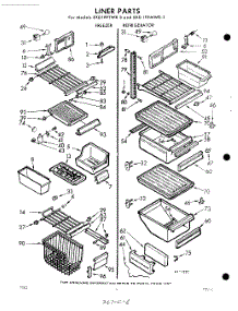 06 - Liner parts for Whirlpool Refrigerator EXD19PTWR3 / from AppliancePartsPros.com