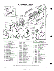 12 - Ice Maker parts for Whirlpool Refrigerator EXD19PTWR3 / from AppliancePartsPros.com
