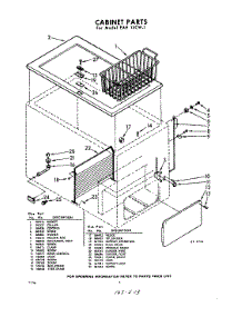 02 - Section parts for Whirlpool Freezer EAH15CW1 / from AppliancePartsPros.com