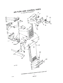 04 - Air Flow And Control parts for Whirlpool Refrigerator EED261MKWR0 / from AppliancePartsPros.com