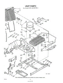 10 - Unit parts for Whirlpool Refrigerator EED261MKWR0 / from AppliancePartsPros.com