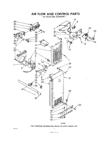04 - Air Flow And Control parts for Whirlpool Refrigerator EED261MKWR1 / from AppliancePartsPros.com