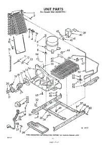 10 - Unit parts for Whirlpool Refrigerator EED261MKWR1 / from AppliancePartsPros.com