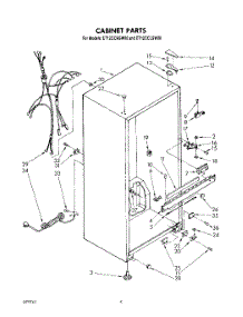 03 - Cabinet parts for Whirlpool Refrigerator ET12CCRSG00 / from AppliancePartsPros.com