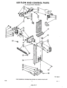 04 - Air Flow And Control parts for Whirlpool Refrigerator EWD19SKWR0 / from AppliancePartsPros.com