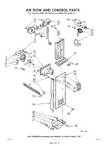 04 - Air Flow And Control parts for Whirlpool Refrigerator EXD19VMWR3 / from AppliancePartsPros.com