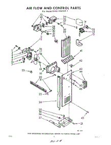 04 - Air Flow And Control parts for Whirlpool Refrigerator EWD19SKWR1 / from AppliancePartsPros.com