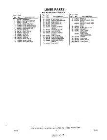 07 - Section parts for Whirlpool Refrigerator EWD19SKWR1 / from AppliancePartsPros.com
