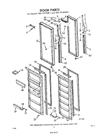 08 - Door parts for Whirlpool Refrigerator EXD19VTWR1 / from AppliancePartsPros.com