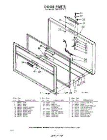 03 - Section parts for Whirlpool Freezer EAH17FW2 / from AppliancePartsPros.com
