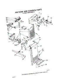 06 - Air Flow And Control parts for Whirlpool Refrigerator EED261MKWR3 / from AppliancePartsPros.com