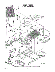 12 - Unit parts for Whirlpool Refrigerator EED261MKWR3 / from AppliancePartsPros.com