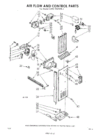 04 - Air Flow And Control parts for Whirlpool Refrigerator EWD19SKWR2 / from AppliancePartsPros.com