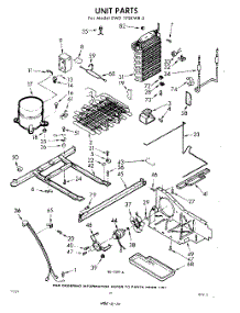10 - Unit parts for Whirlpool Refrigerator EWD19SKWR2 / from AppliancePartsPros.com