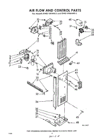 04 - Air Flow And Controls parts for Whirlpool Refrigerator EWD19XMWR0 / from AppliancePartsPros.com