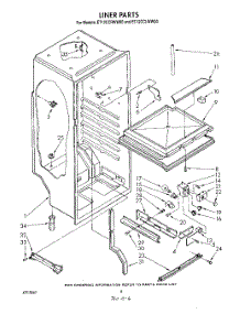 04 - Liner , Lit / Optional parts for Whirlpool Refrigerator ET12CCRWN00 / from AppliancePartsPros.com