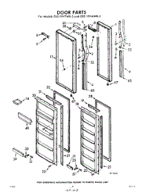 08 - Door parts for Whirlpool Refrigerator EXD19VTWR3 / from AppliancePartsPros.com