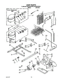 07 - Unit parts for Whirlpool Refrigerator ED20HKXXN00 / from AppliancePartsPros.com