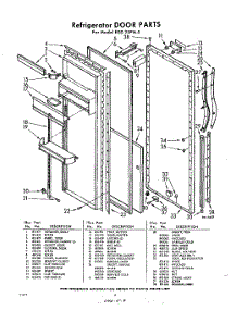 08 - Refrigerator Door parts for Whirlpool Refrigerator EXD25PM0 / from AppliancePartsPros.com