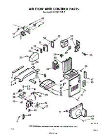 06 - Air Flow And Control parts for Whirlpool Refrigerator EWD21IWR0 / from AppliancePartsPros.com