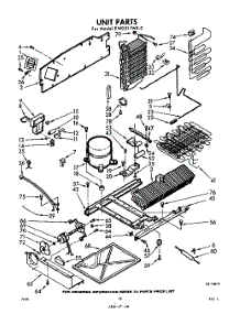 10 - Unit parts for Whirlpool Refrigerator EWD21IWR0 / from AppliancePartsPros.com