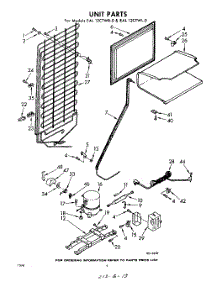 06 - Unit parts for Whirlpool Freezer EAL12CTWR0 / from AppliancePartsPros.com