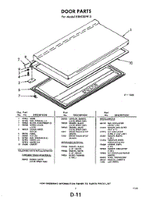 03 - Section parts for Whirlpool Freezer EXH12DW0 / from AppliancePartsPros.com